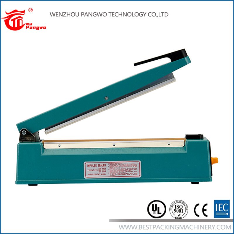 PFS200I Impulse Heating Sealer High Quality Iron Shell Hand Press Plastic Bag Heat Sealer Impulse Manual Sealer For PP PVC Bag